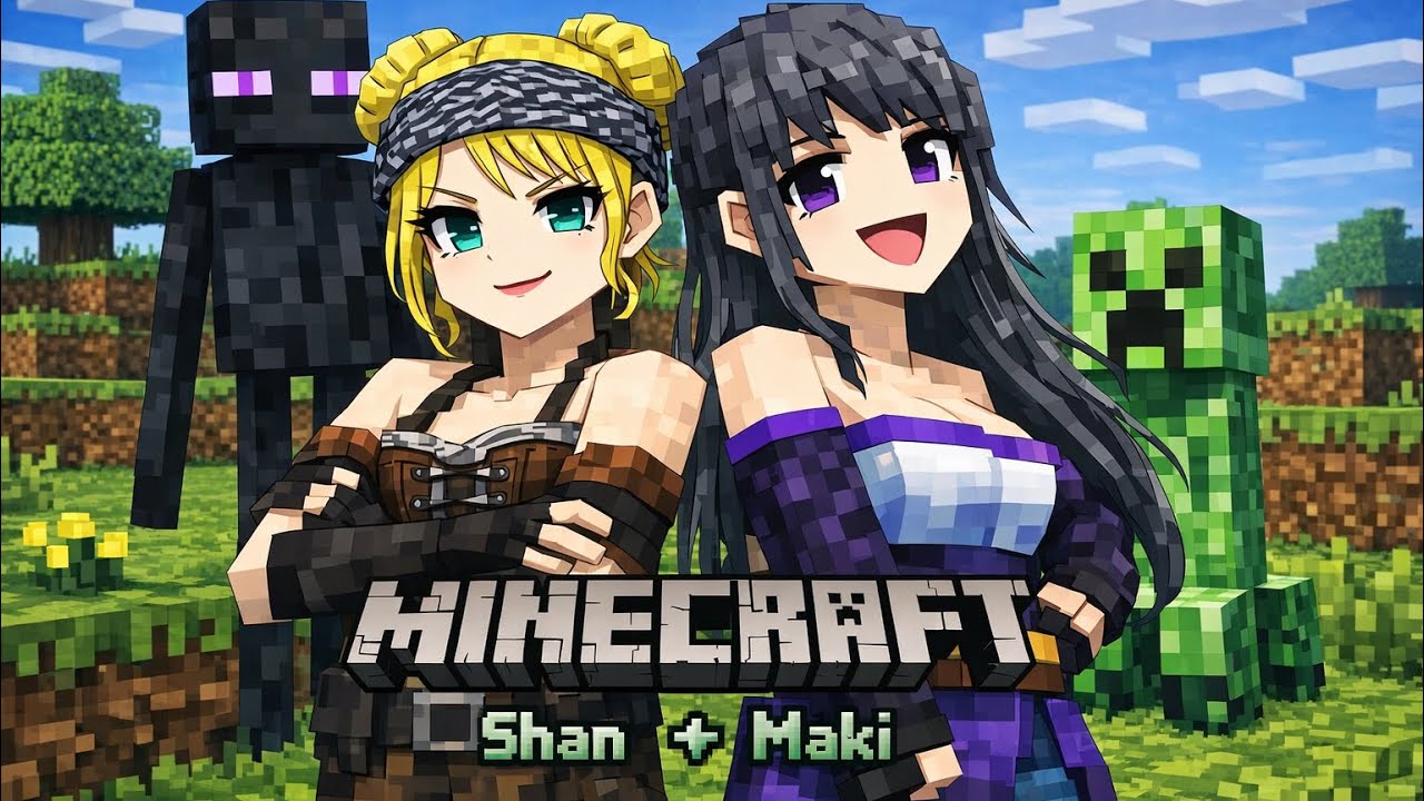 うるせぇ女とのマイクラ