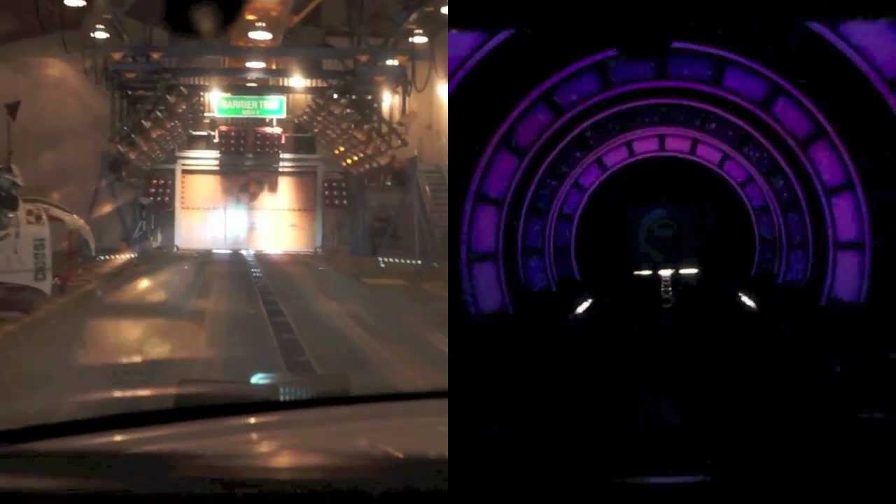 Test Track Side by Side Comparison - Original 1.0 Versus New 2.0 at Disney's Epcot