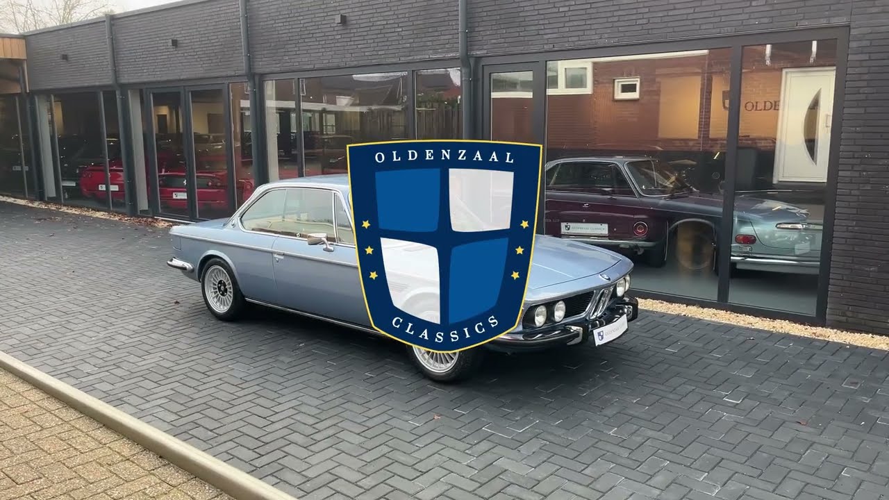 BMW 3.0 CSi Fjord Blue over Tan Leather, A/C - Oldenzaal Classics