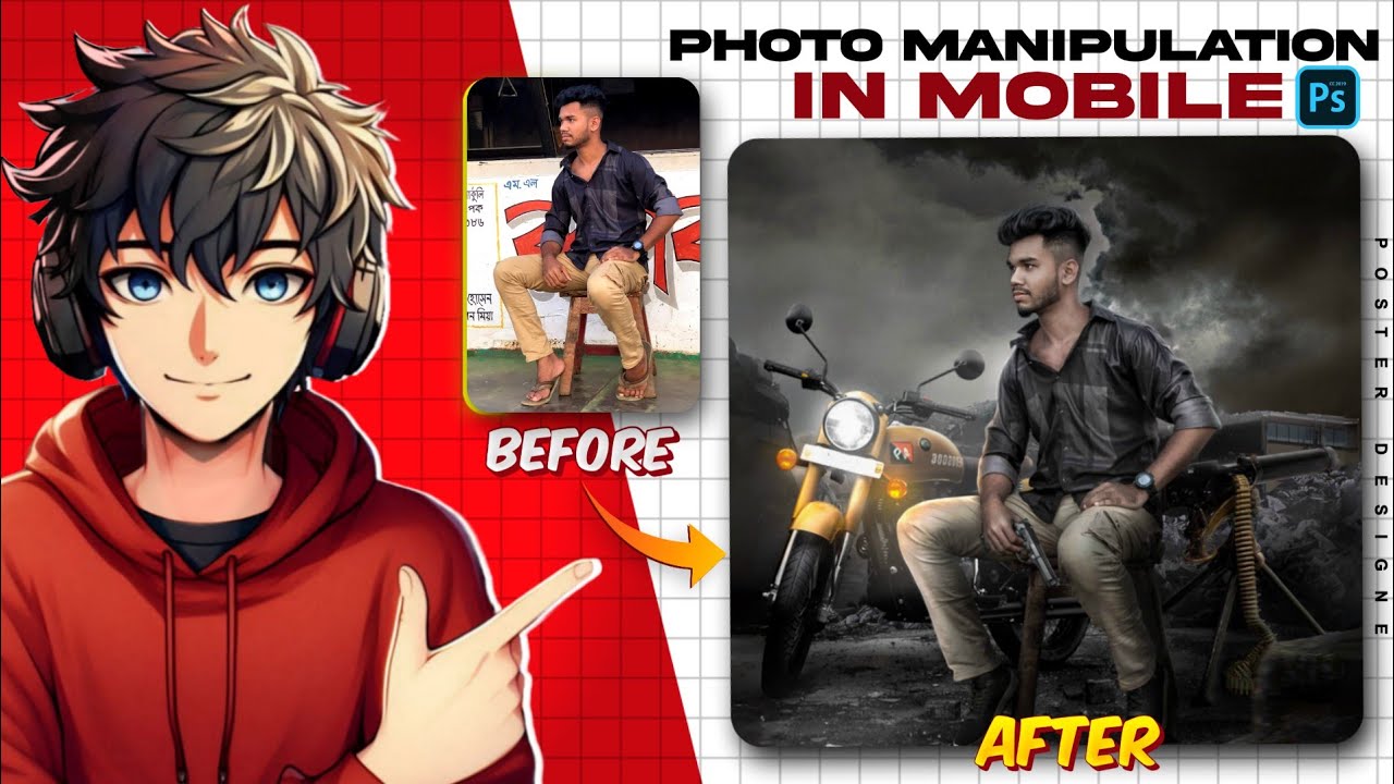 মোবাইল দিয়ে সহজে Photo Manipulation শেখুন | Best Mobile Editing Tips & Tricks