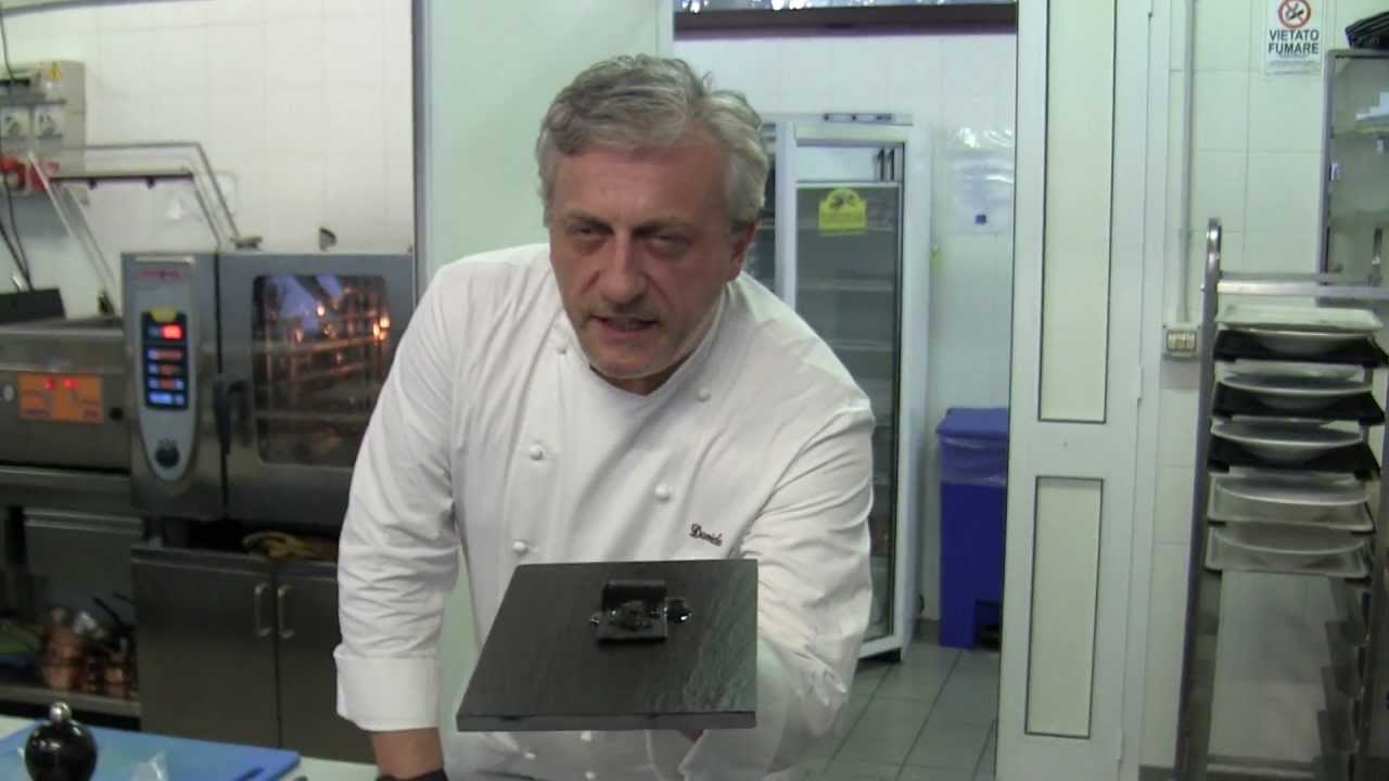Scabin prepares a signature dish at Combal.Zero
