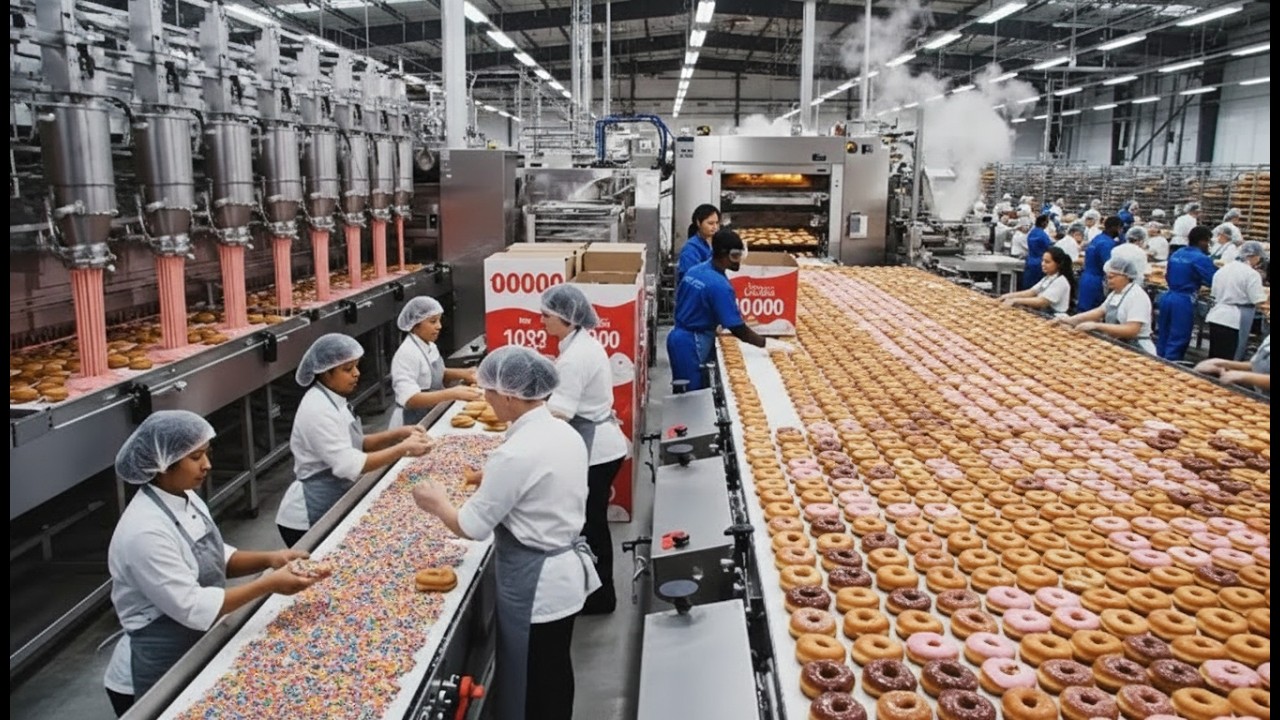 The World’s Best Donuts! 🍩 Original American Donuts Manufacturing Process