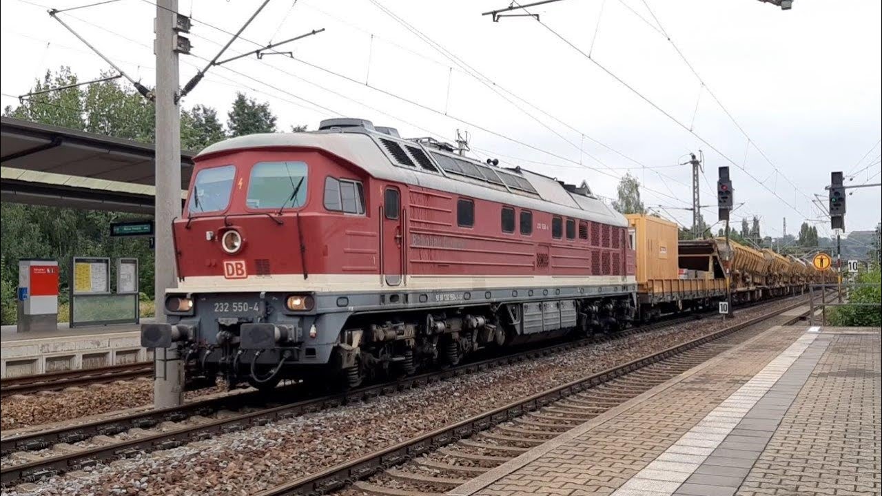 Bahnverkehr in Pirna // 16. September 2021 // ITL, DB Cargo, Akiem, HSL...