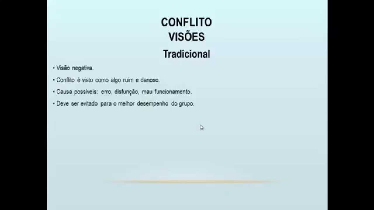 Conflito - Vis&otilde;es e Estilos de Negocia&ccedil;&atilde;o