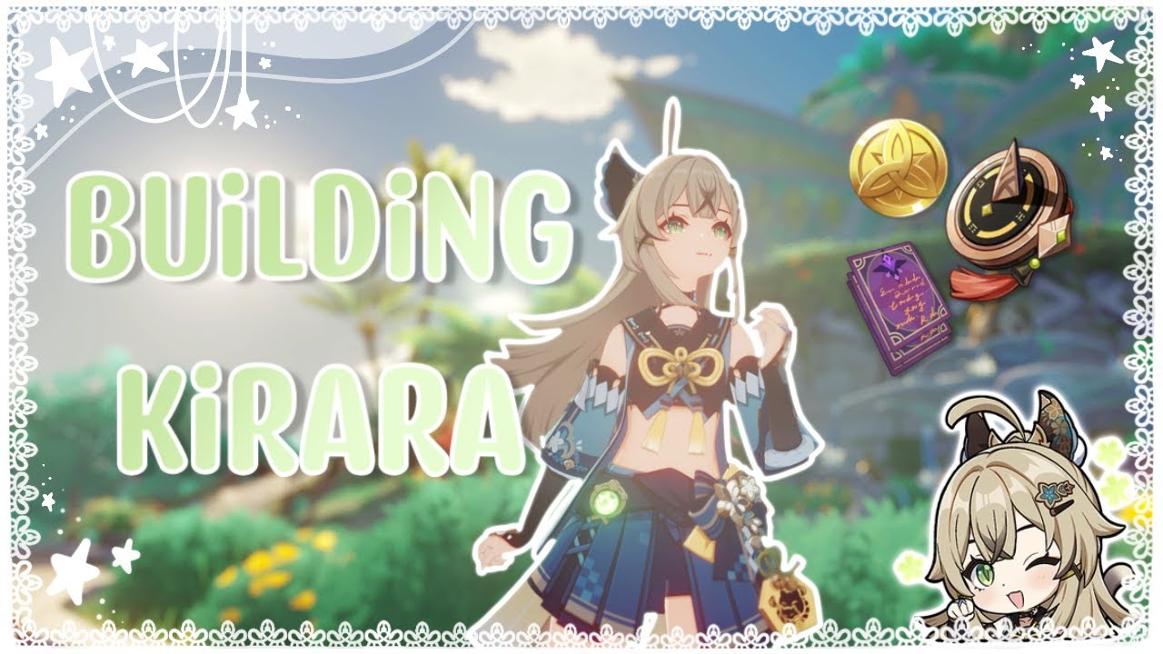 building kirara ❀ ascending, artifact farming, and talent leveling! ♡⋆｡˚ ❀