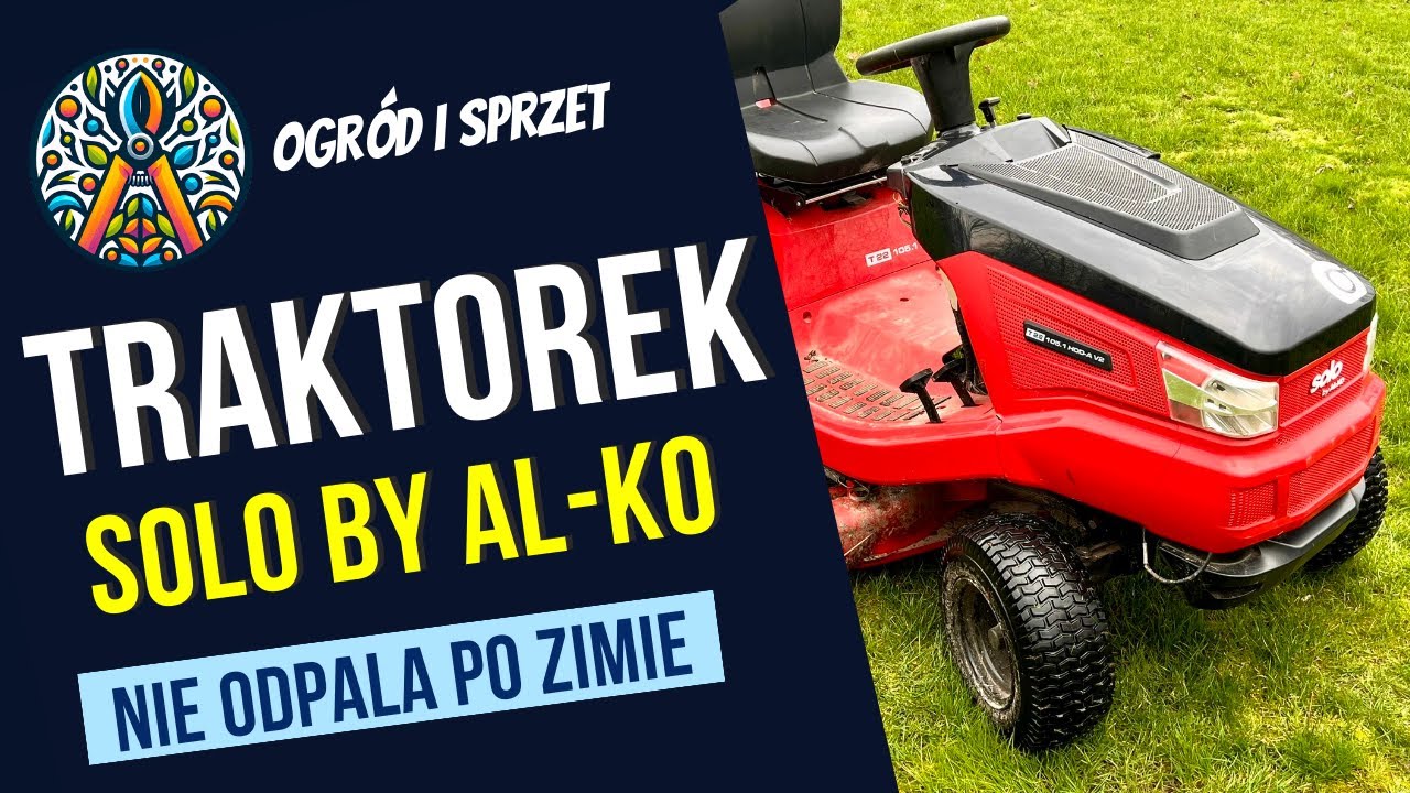 Traktorek nie odpala po zimie. Solo by AL-KO Solenoid? Akumulator? Rozrusznik? Stacyjna?