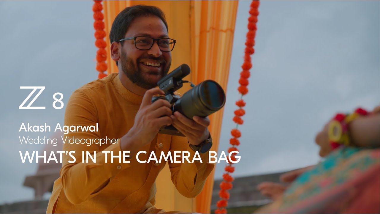 Nikon Z 8 | The best lenses for wedding videography with Akash Agarwal