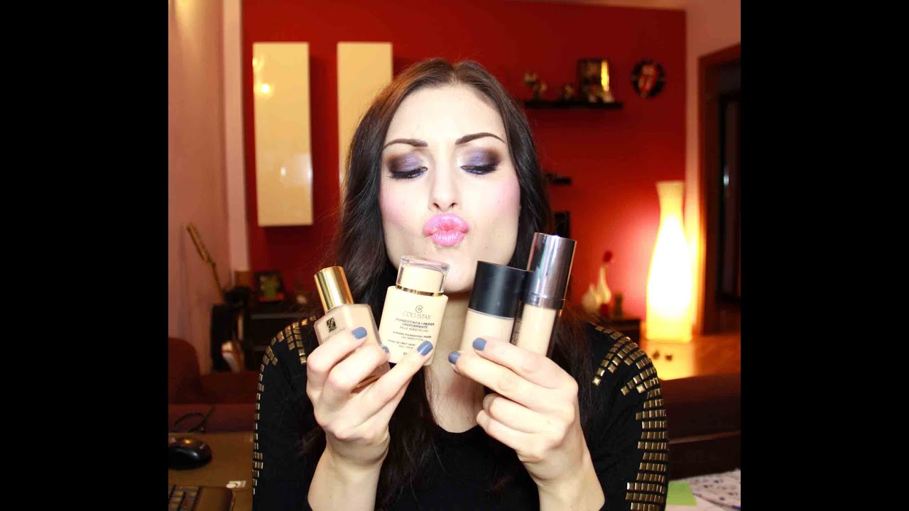 Comparazione, applicazione e review di 4 fondotinta (Collistar, Urban Decay, Estée Lauder, Armani)