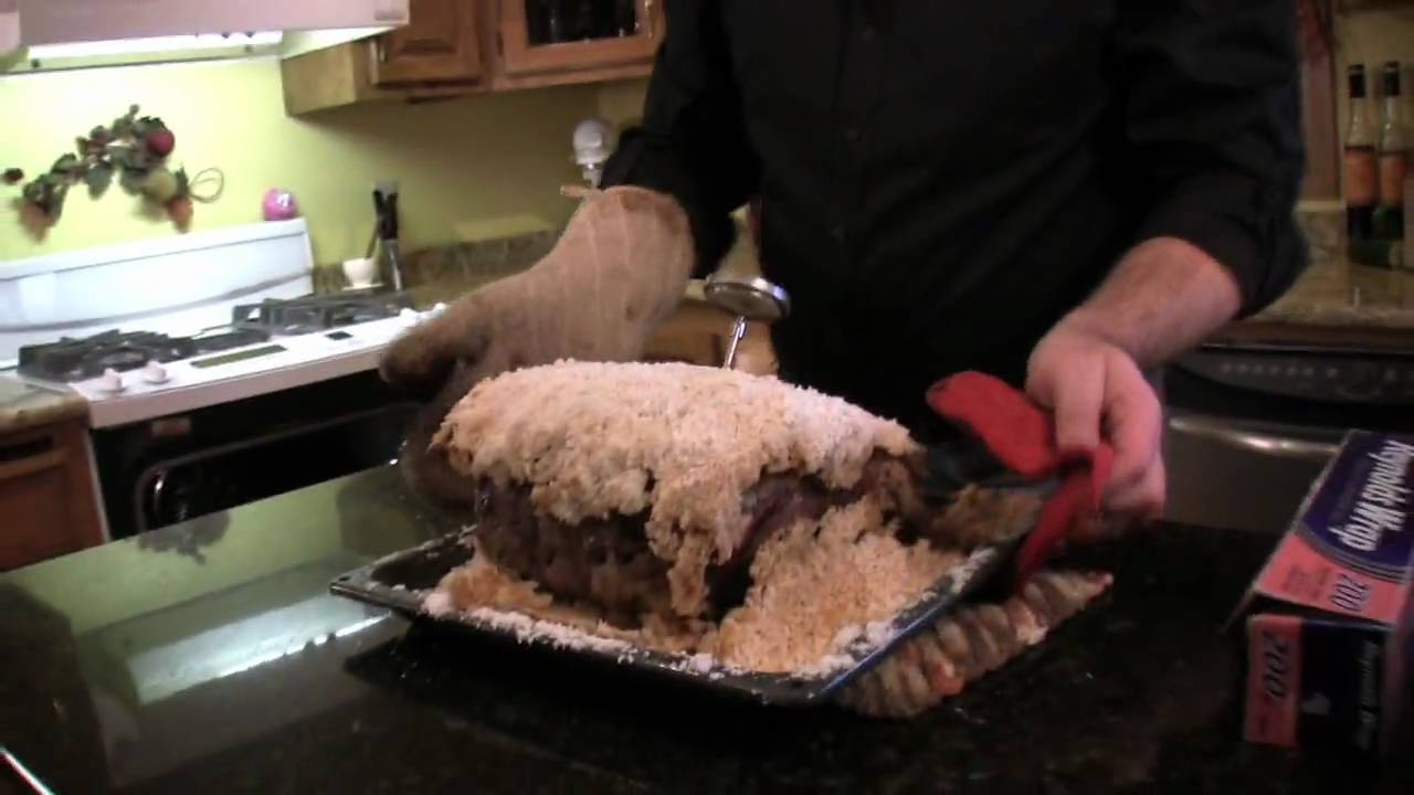 how to Make Salt Encrusted Prime Rib with Bacon and Rosemary - Quick Version