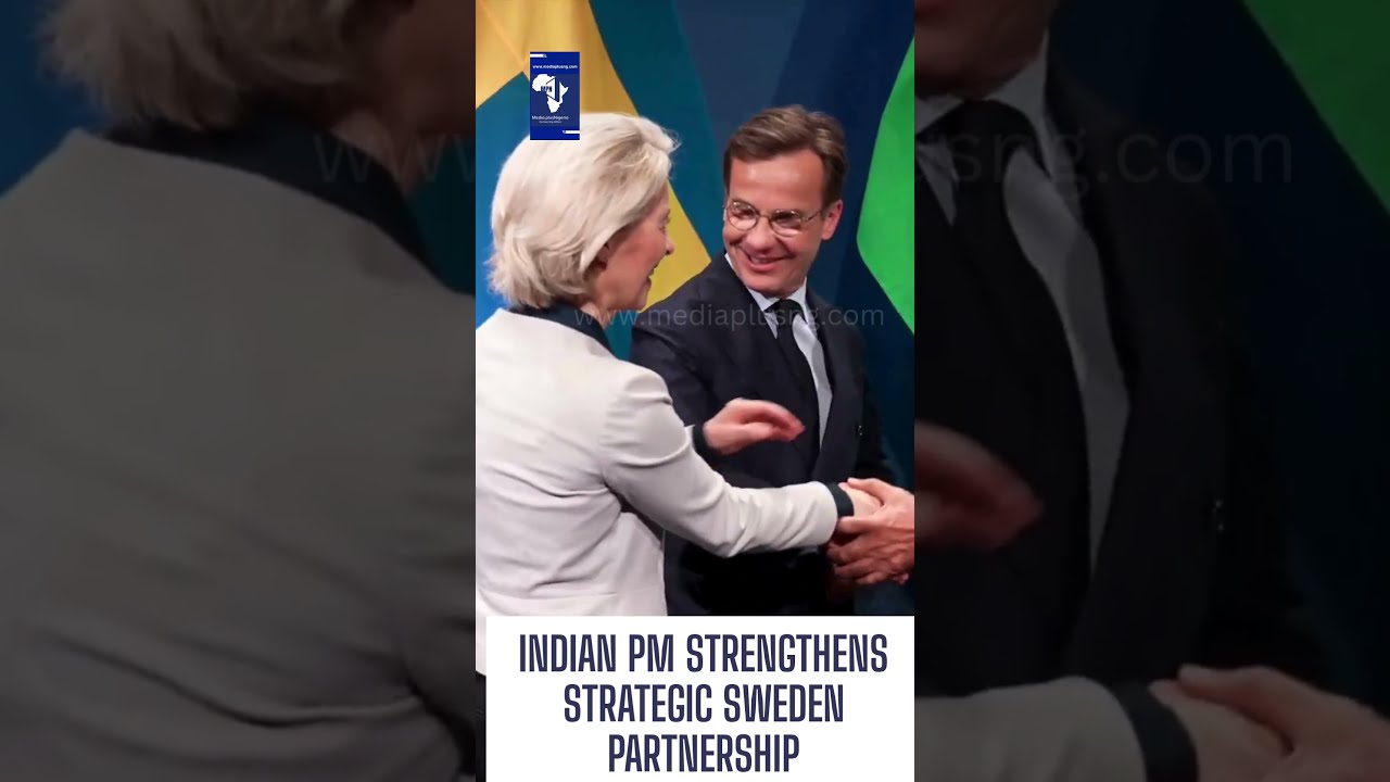 Indian PM Strengthens Strategic Sweden Partnership #shorts  #NarendraModi #StrategicPartnership