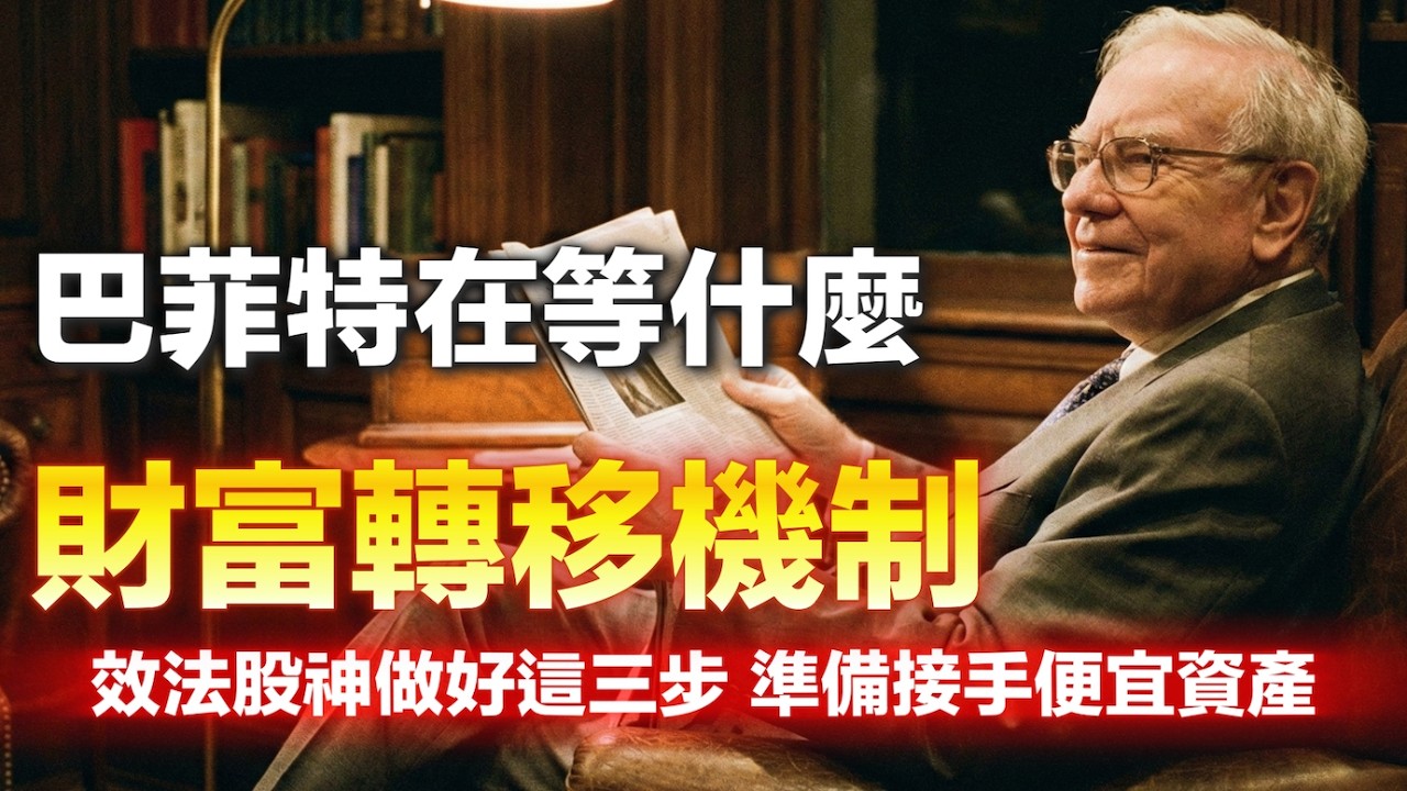 巴菲特囤積現金、買入白銀時，他在等什麼？全球經濟崩盤的倒數訊號丨財富轉移機制