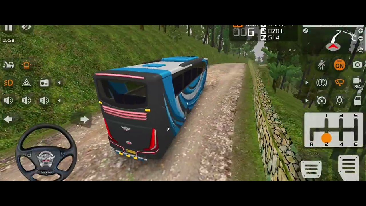 Bus Game Off-road #busgame #offroad 