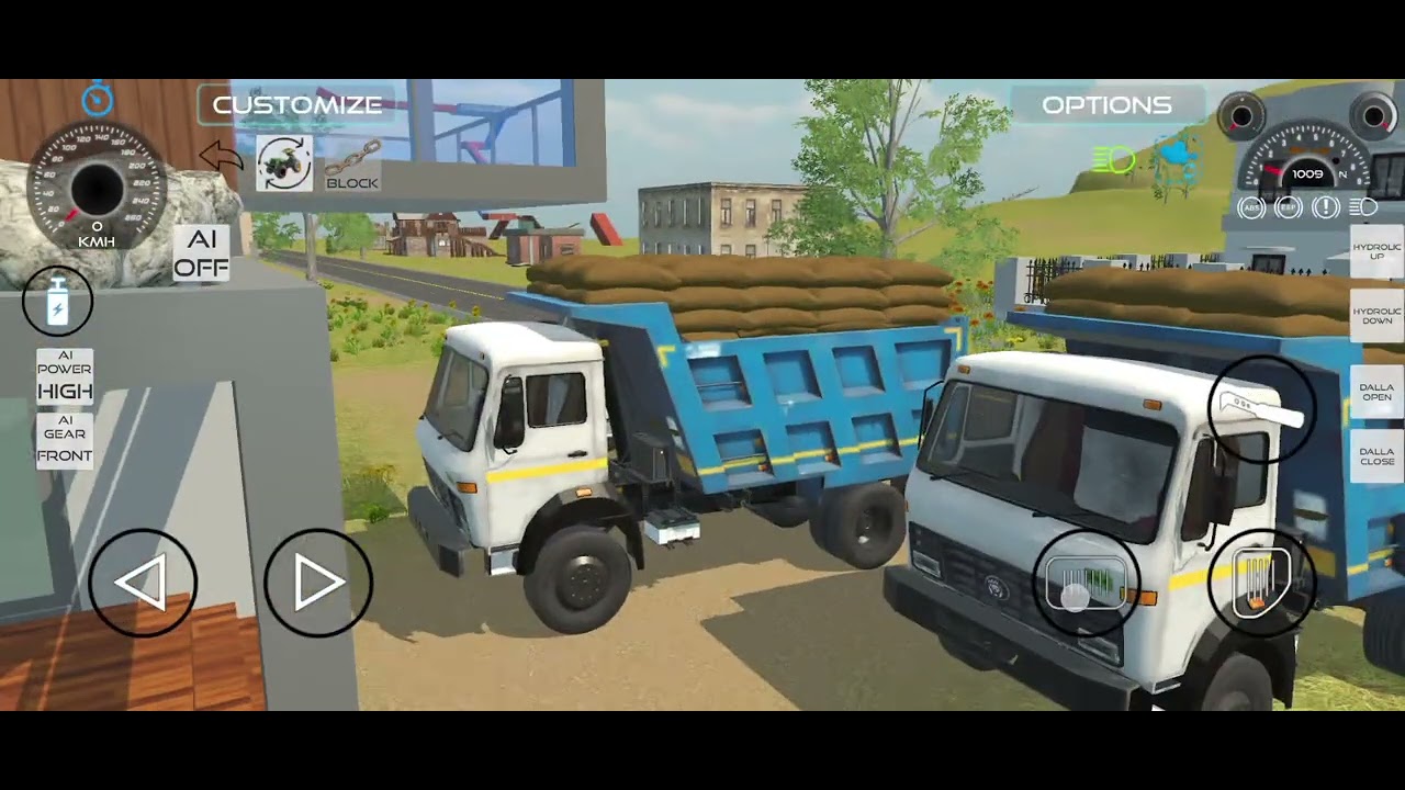 Indian games Dumper bori se bara hua 