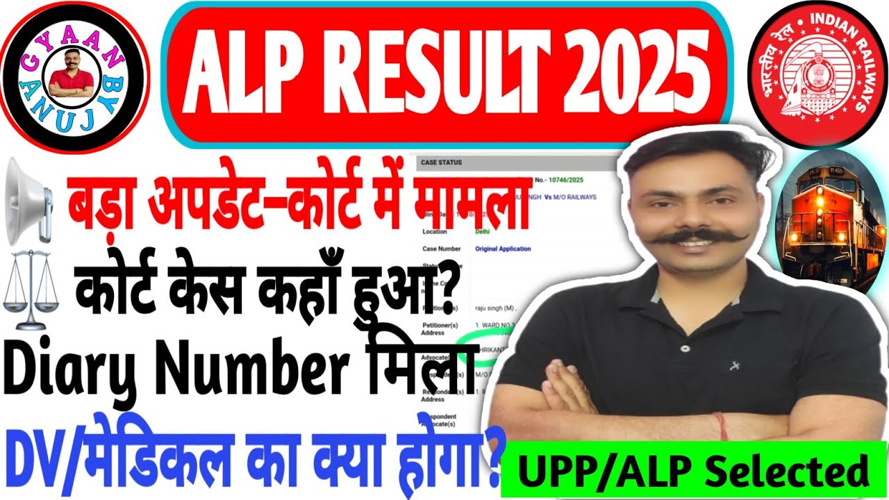🔥 Railway ALP Court Case Update 2025 