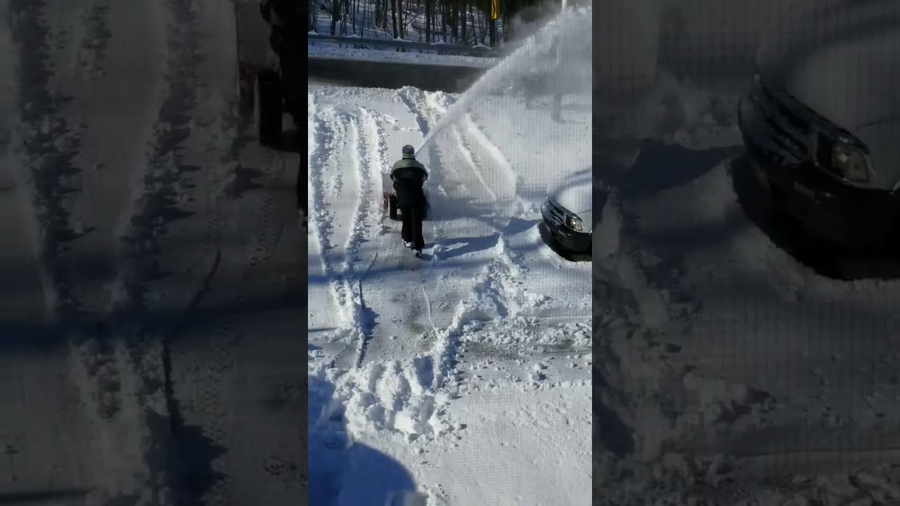 Snowblowing with Toro 1132 powershift  pure beast