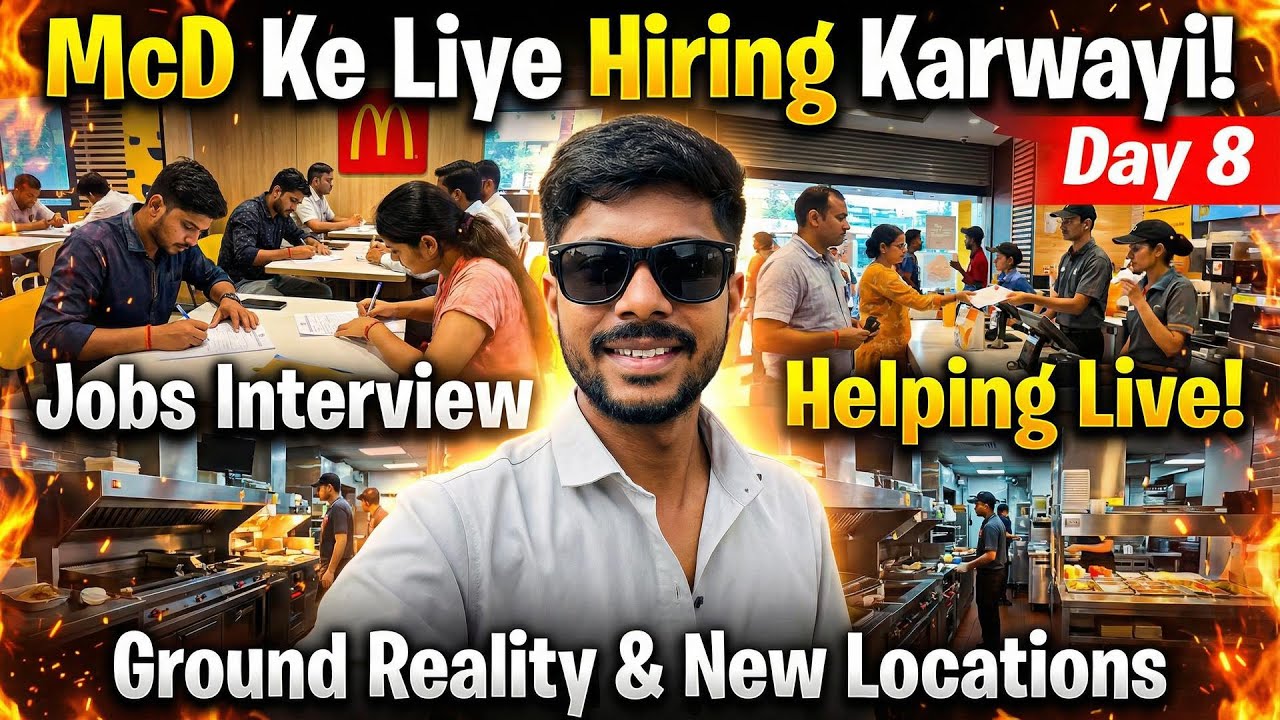McD Ke Liye Hiring Karwai 😱 | Day 8 Daily Vlog | Ground Reality & Real Help”
