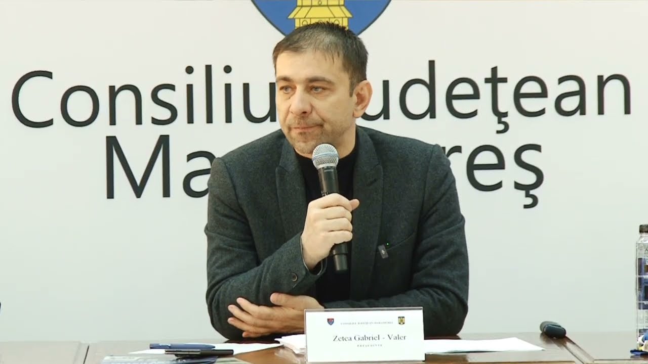 Şedinţa ordinară a Consiliului Judeţean Maramureş din 10.12.2025