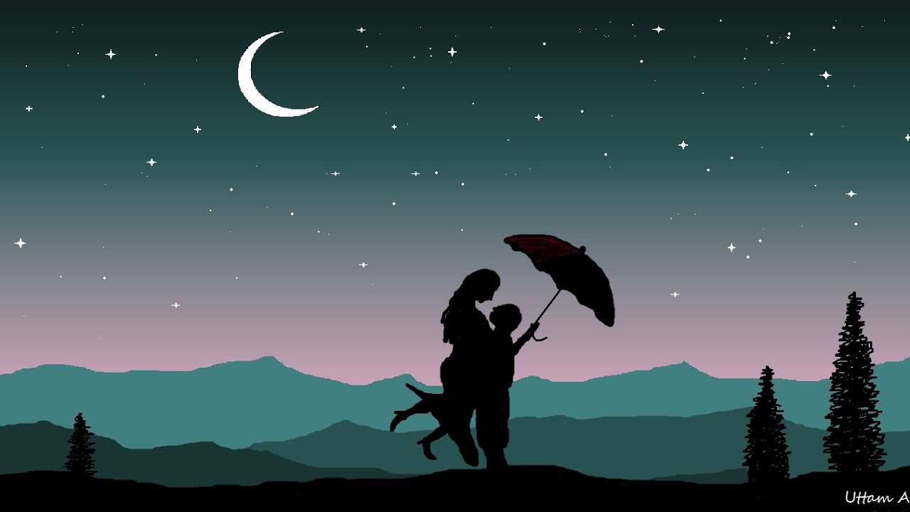 romantic couple drawing | paint in computer | how to draw on computer | couple drawing | #mspaint