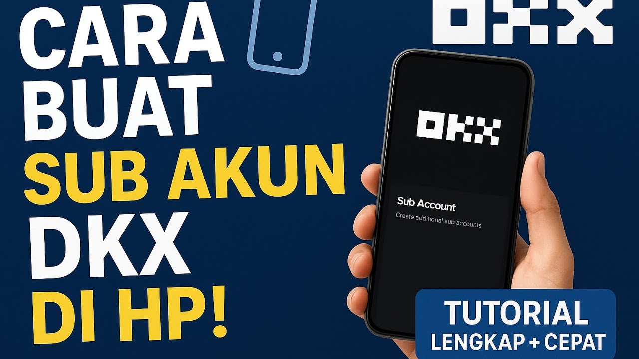 Tutorial membuat SUB-AKUN Exchange OKX lewat Hp