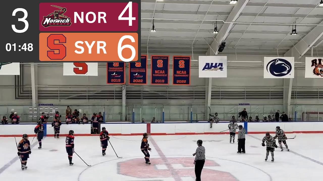 Syracuse Women's Club Ice Hockey vs Norwich University Club Ice Hockey 1/30/26