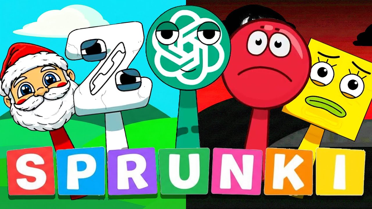 🎁Incredibox Sprunki OC New Character All from Goo Goo Gaga, Z, Red Ball, Square, The Moon, Sixteen