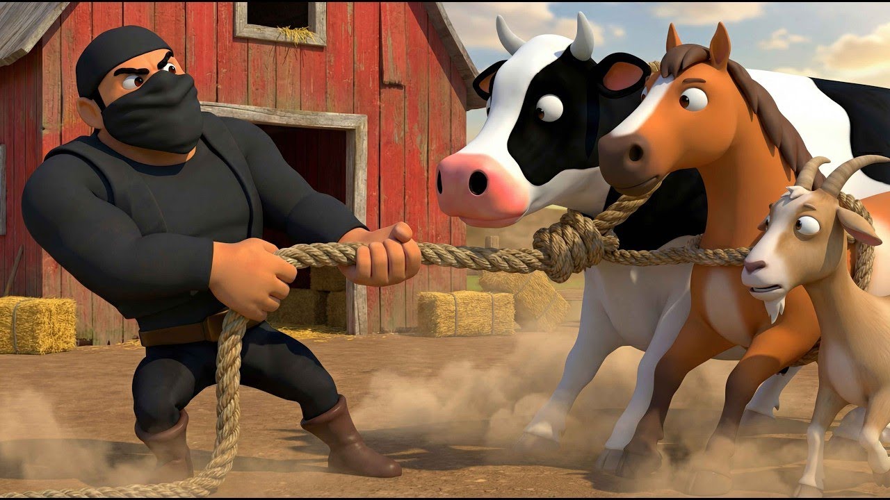 Thief in the Farm! 😱 Every Animal is Gone! 🐎🐄 Police Officer Saves the Day 👮‍♂️