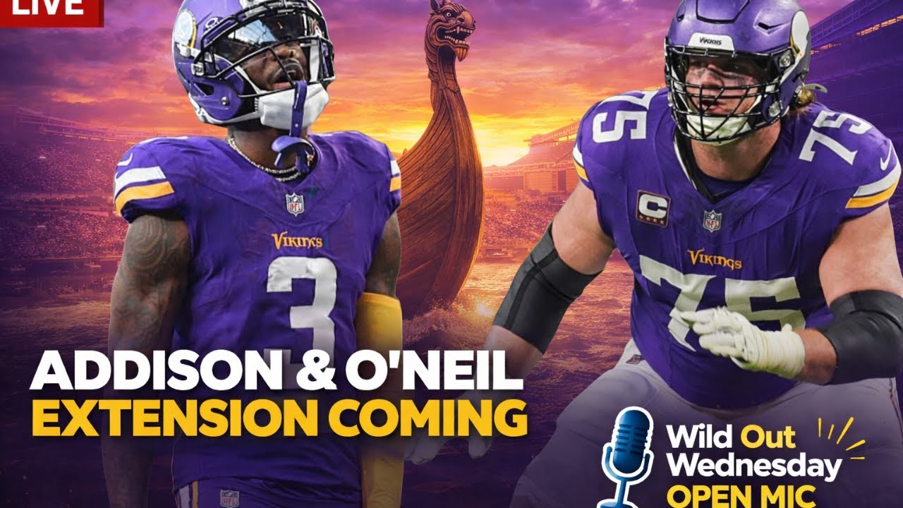 Jordan Addison & Brain O&rsquo;Neil extension coming-Open Mic Football talk