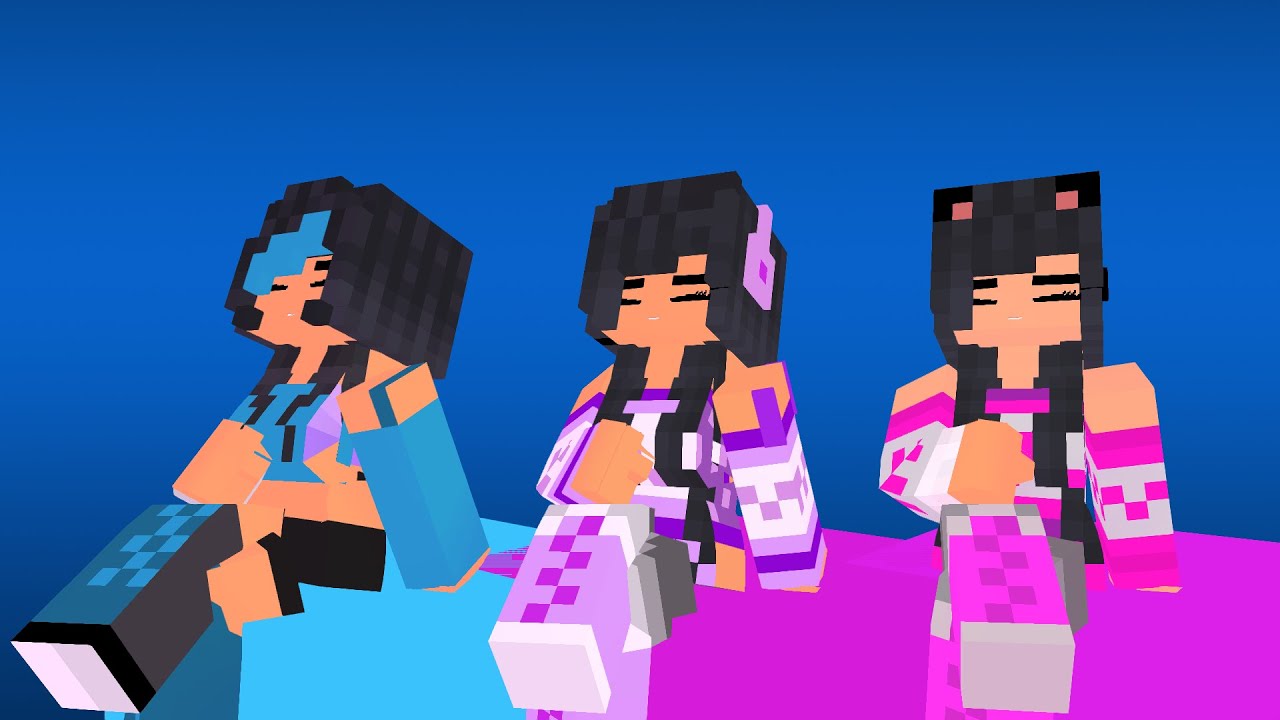 LUCKY SUPER IDOL MEME : MINECRAFT ANIMATION APHMAU 28