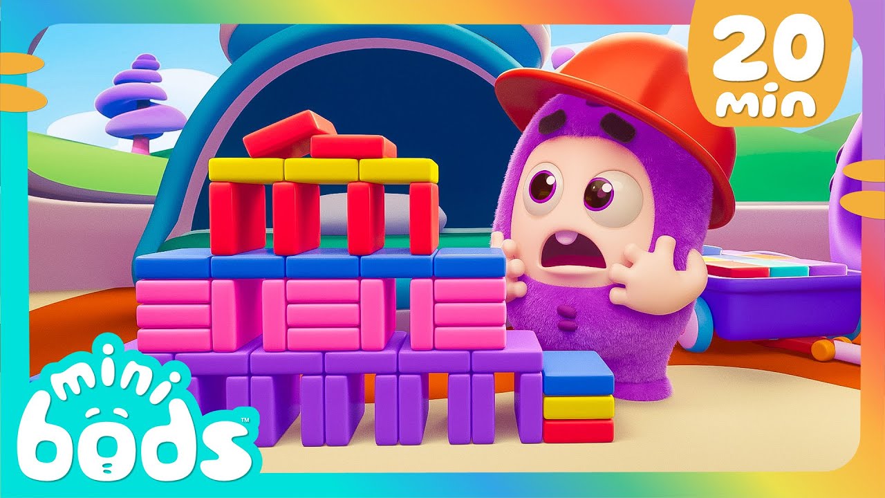 Jeff e la Frustrazione dei Blocchi 🎉🔨 | Video divertenti | MINIBODS | Oddbods Italia
