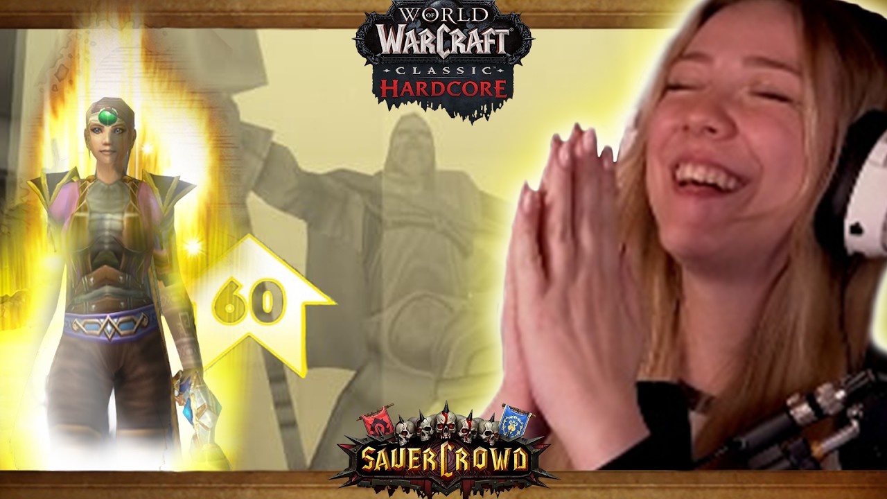 ✨FIRST TRY LEVEL 60 in Hardcore?!✨ Mein 60er Event!💪 | KaddiTV in WoW Hardcore [SauerCrowd]