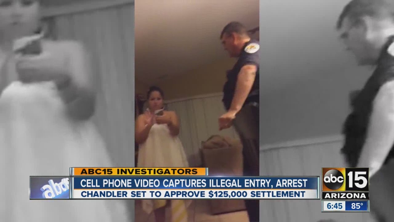 Cell phone captures illegal entry, arrest
