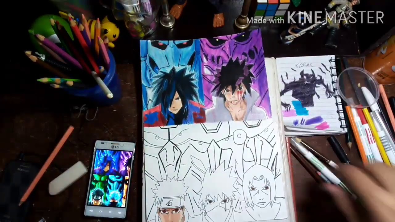 pintando escolhidos do Sharingan 2 part