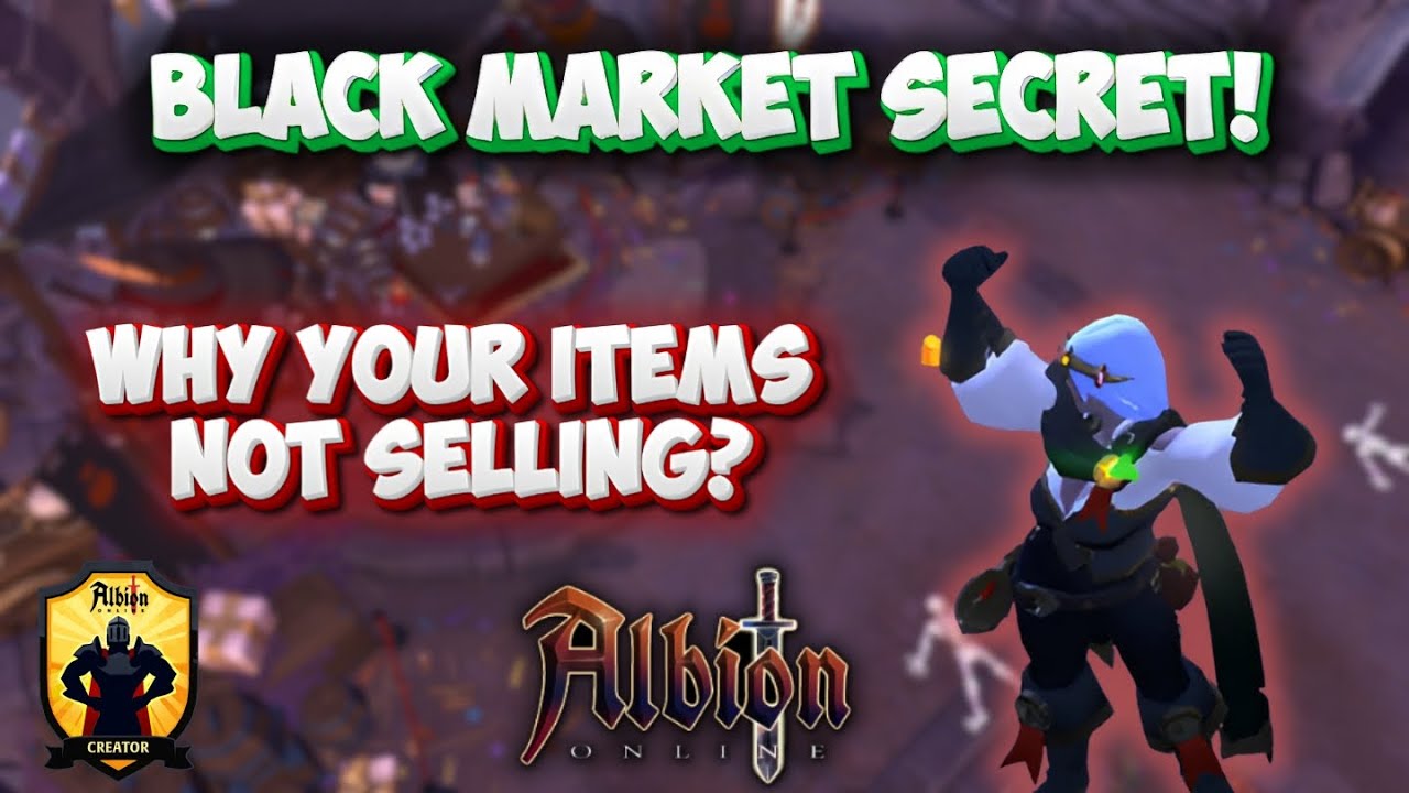 How to Sell Items in Albion Online (Royal & Black Market)