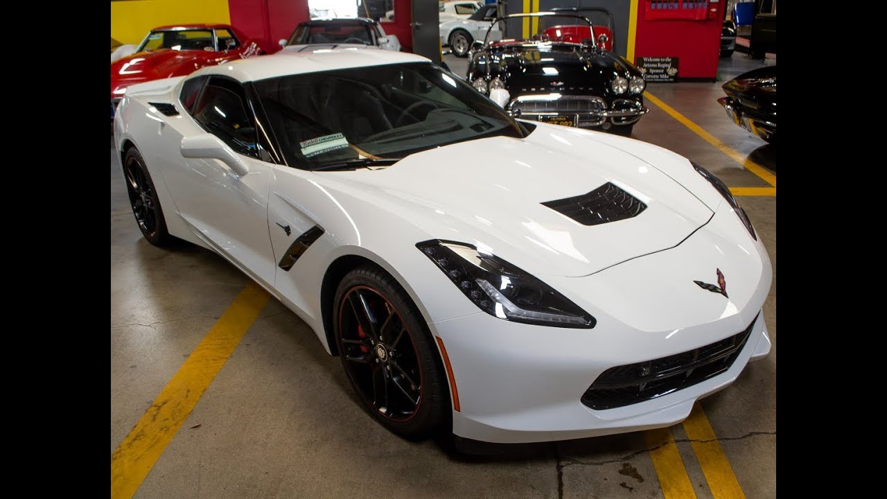 SOLD 2016 Arctic White Corvette 3LT Z51 Coupe with just 900 miles for sale by COrvette Mike