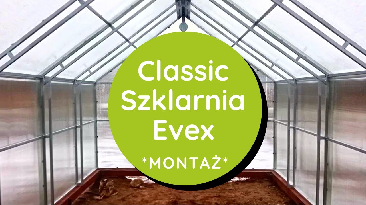 👉Bardzo WYSOKA 2,70m❗ WYTRZYMAŁA szklarnia z poliwęglanu Evex, model Classic, montaż, fundament🔧🔨