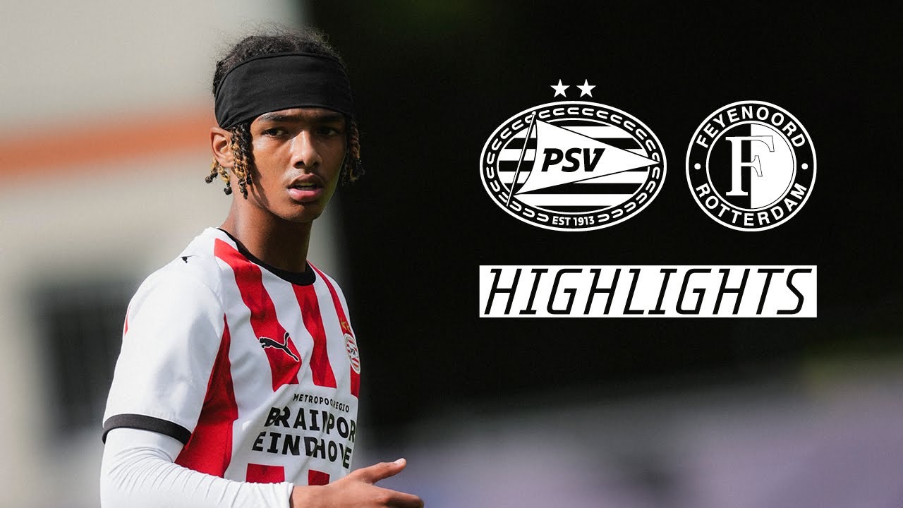 Highlights | PSV O19 ontvangt Feyenoord O19 op PSV Campus De Herdgang