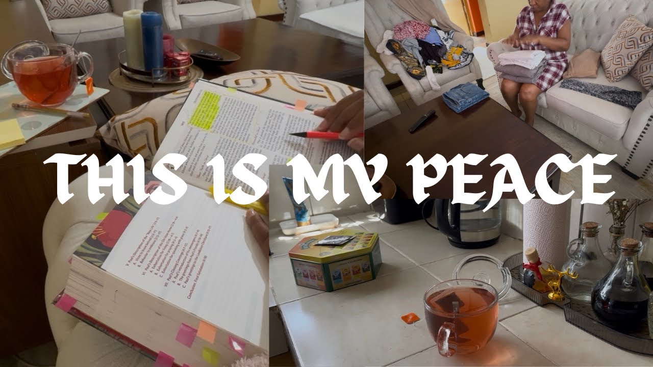 Peace in the Ordinary | Bible Time| Laundry on a Quiet Weekend