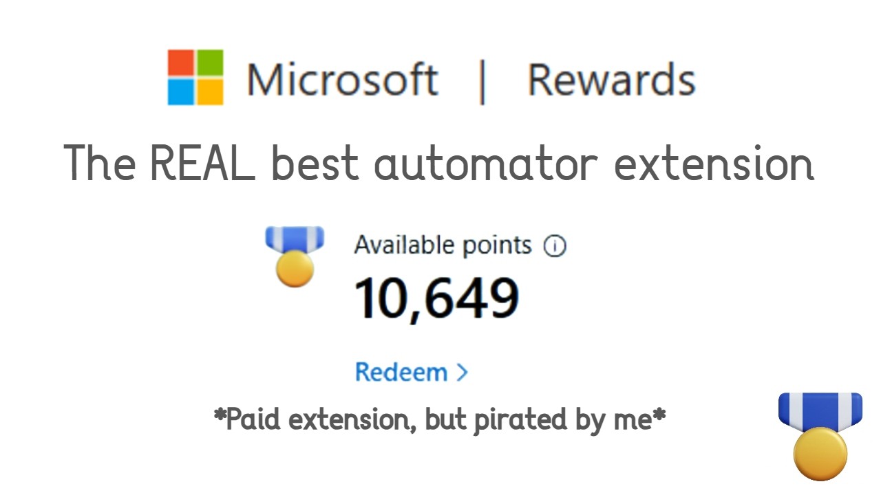 The Best Microsoft Rewards Search Automator --- I Made It Free!