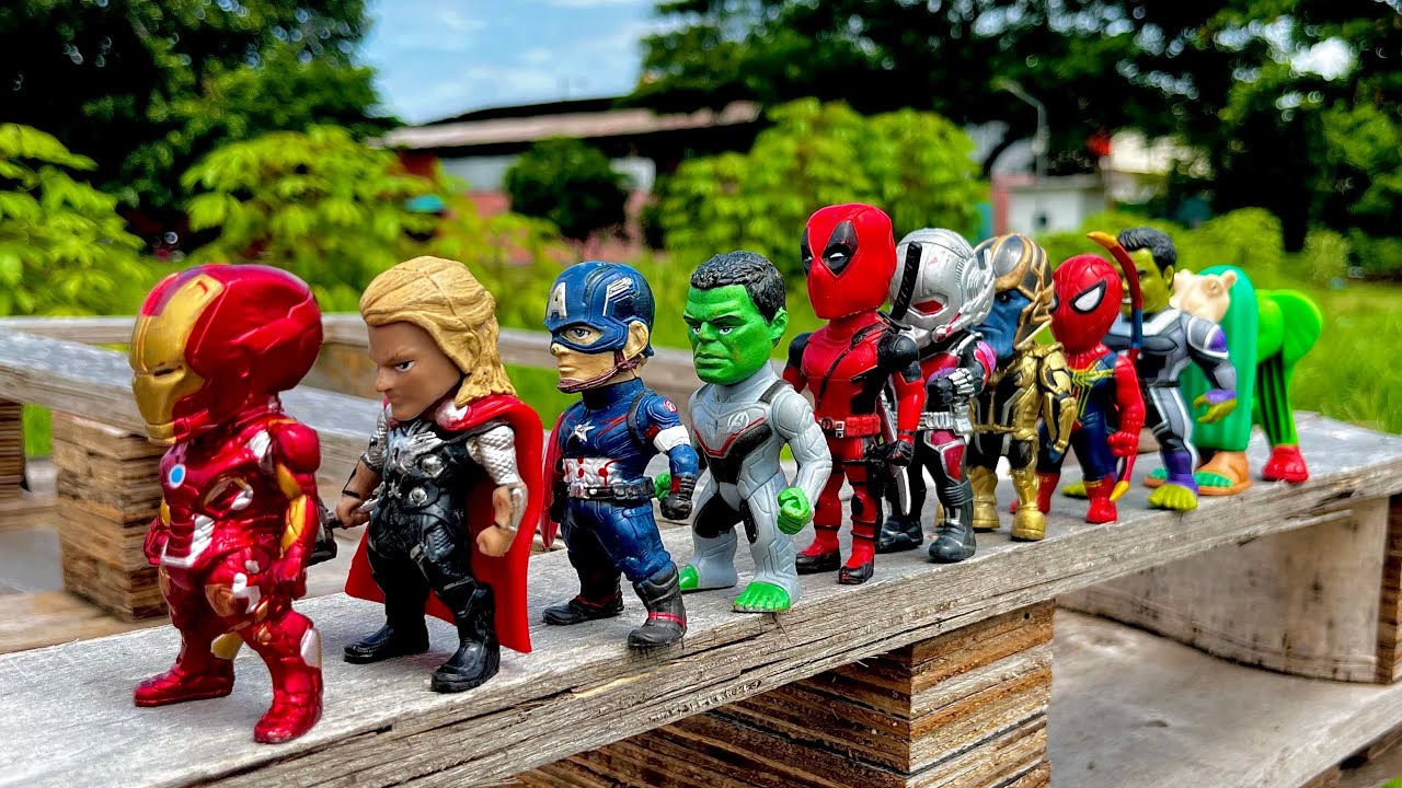 Фигурка Человека-паука и его удивительных друзей из вселенной Marvel, фигурка Мстителей, Веном, Х...