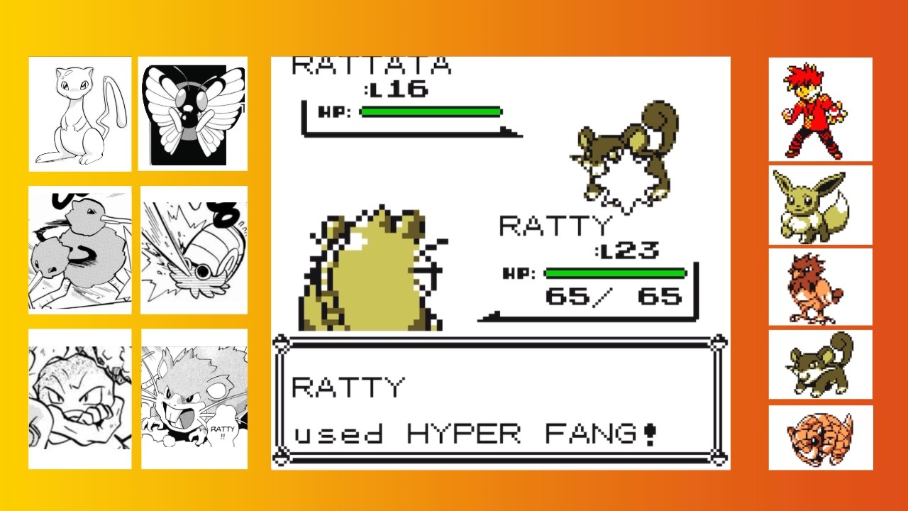 Pokémon Yellow Manga Team Playthrough - Vs Blue (SS Anne)