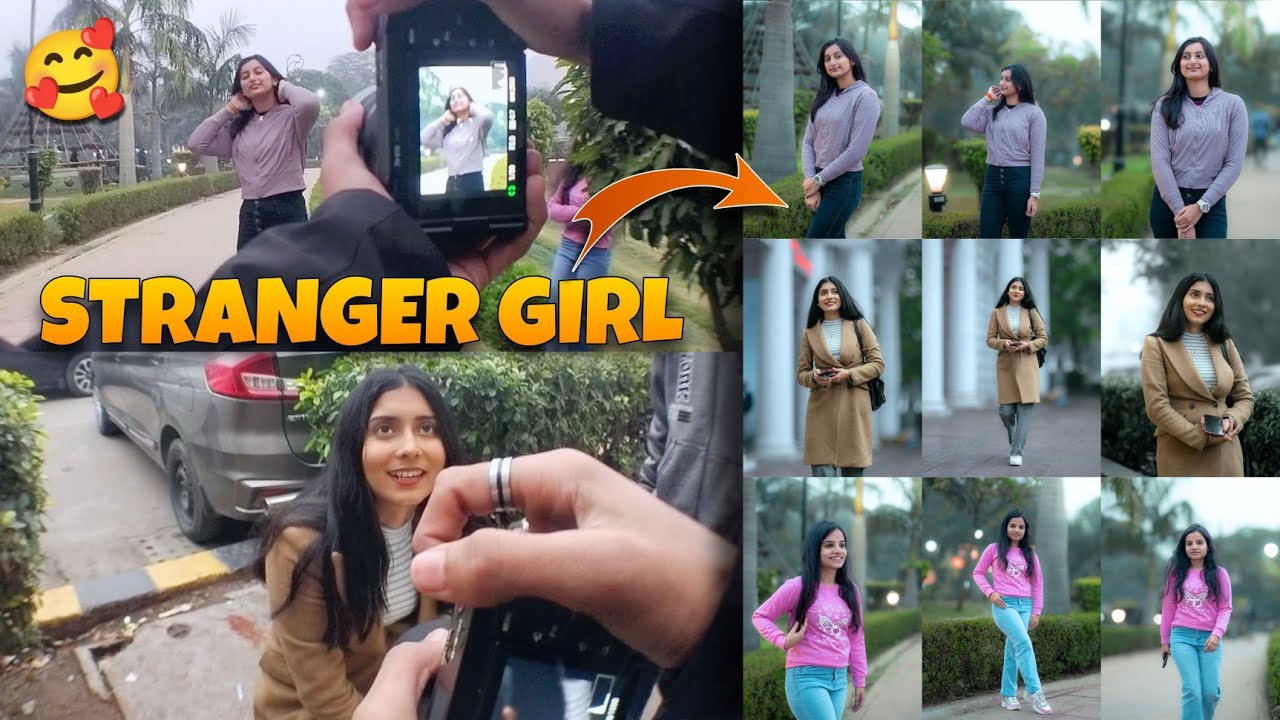 😱 ! Hi Stranger Girl street Photoshoot Vlog || Sony Zve10 camera || Sujain Khan