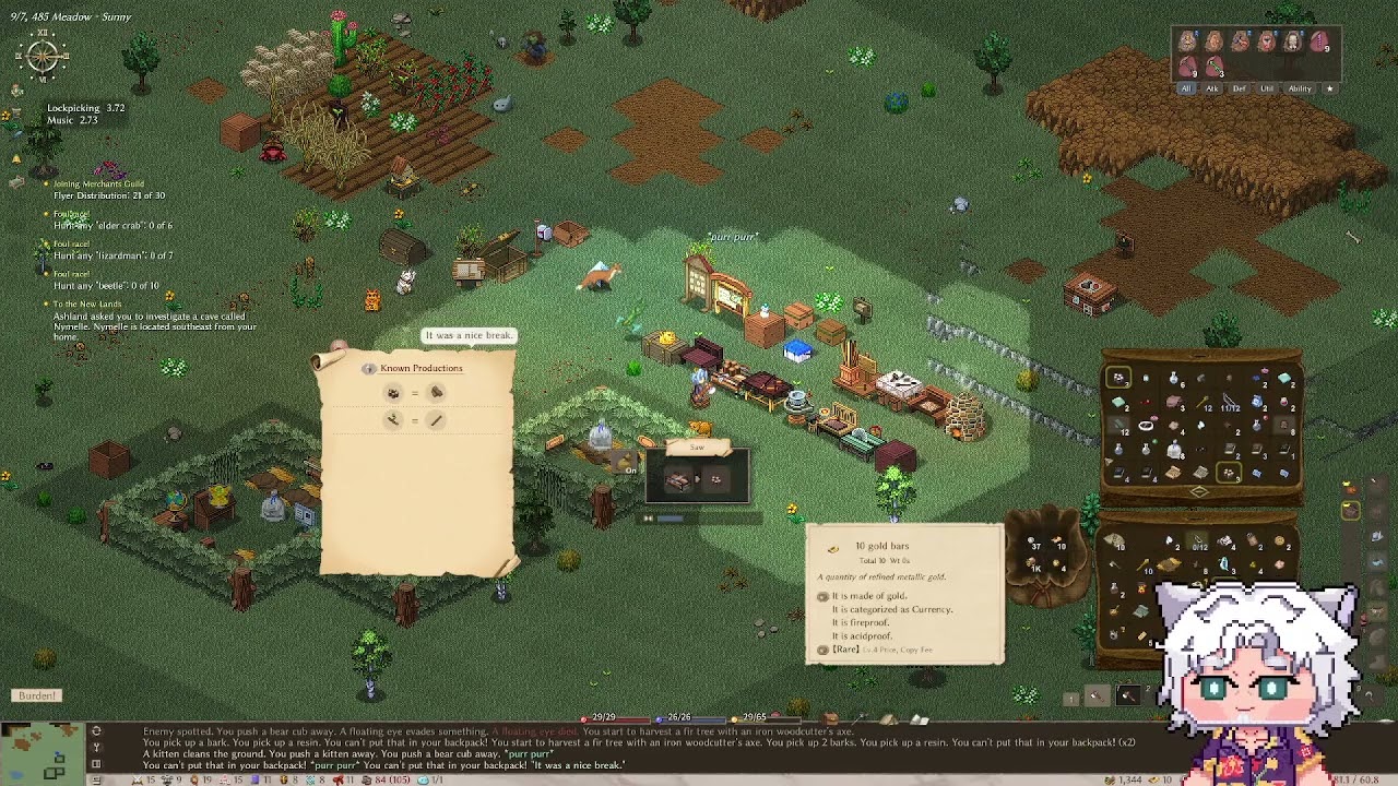 [Elin]MiSTer is stuck updating, so back to the tax mines.