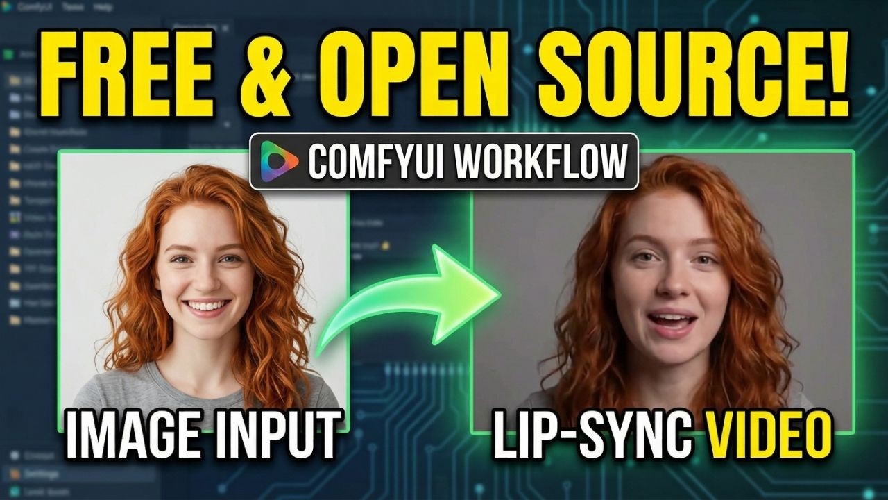 Turn Any Image Into a Talking AI Video (Lip Sync Workflow Tutorial)
