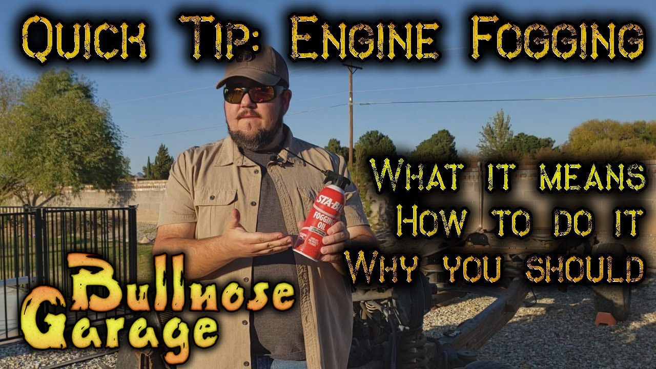 Fogging an Engine – How and Why You Should Fog Your Engine for Storage