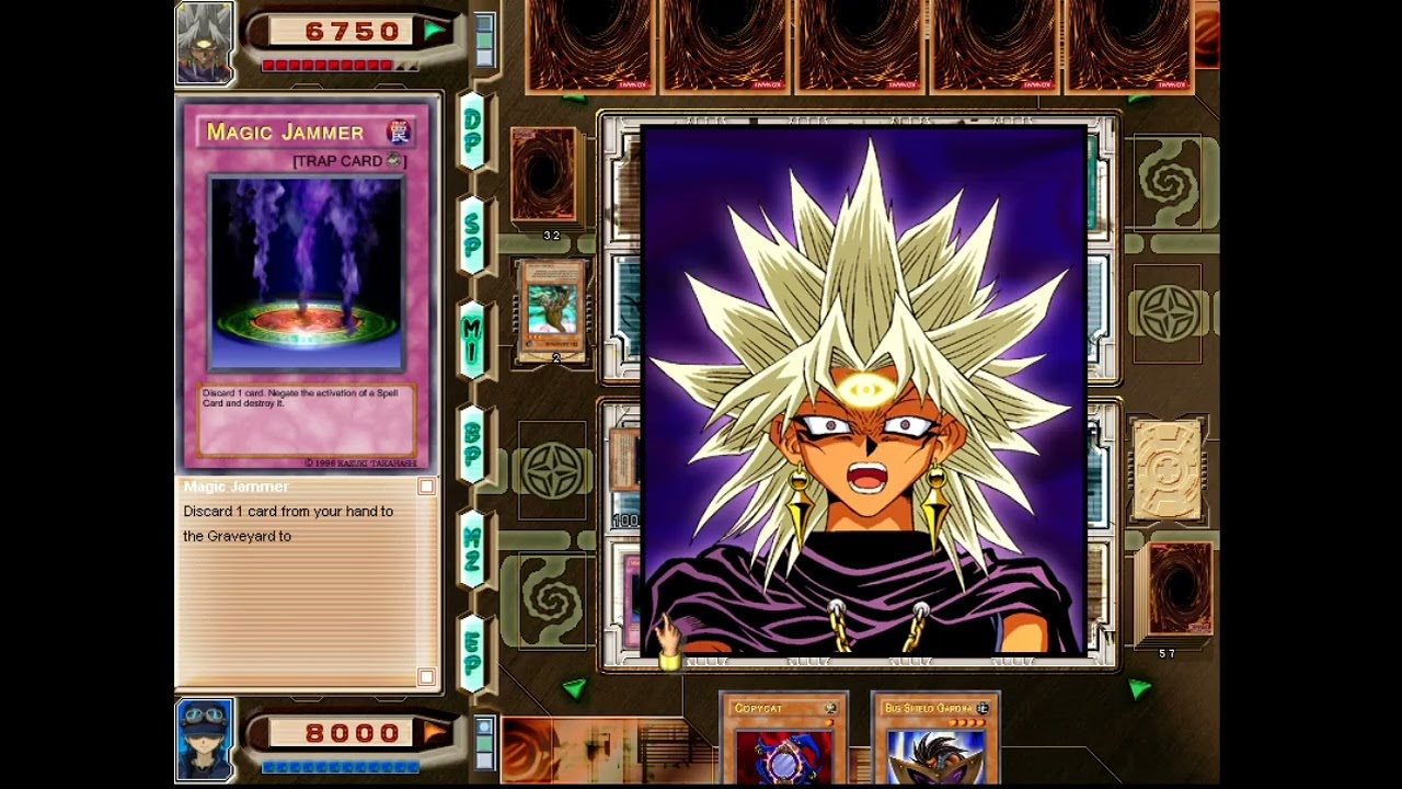 Yugioh The power of Chaos (Battle City Game) Duel Card with Marik 