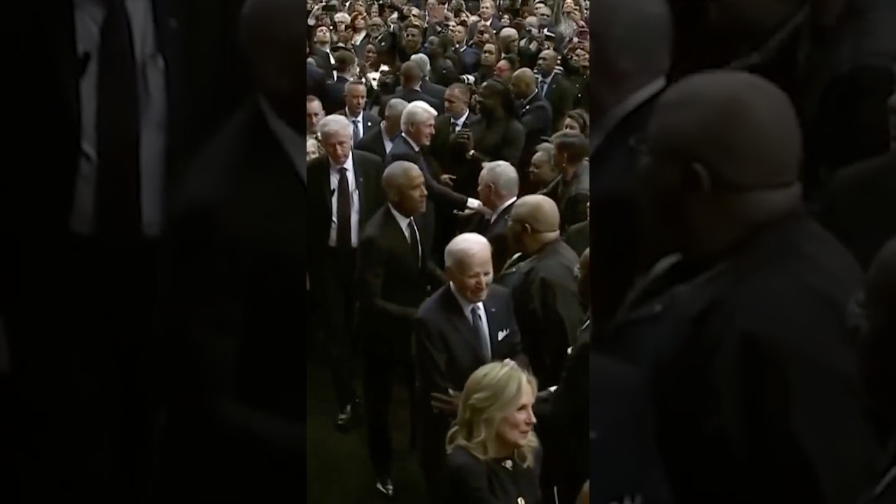 Former presidents Clinton, Obama and Biden attend Jesse Jackson's celebration of life