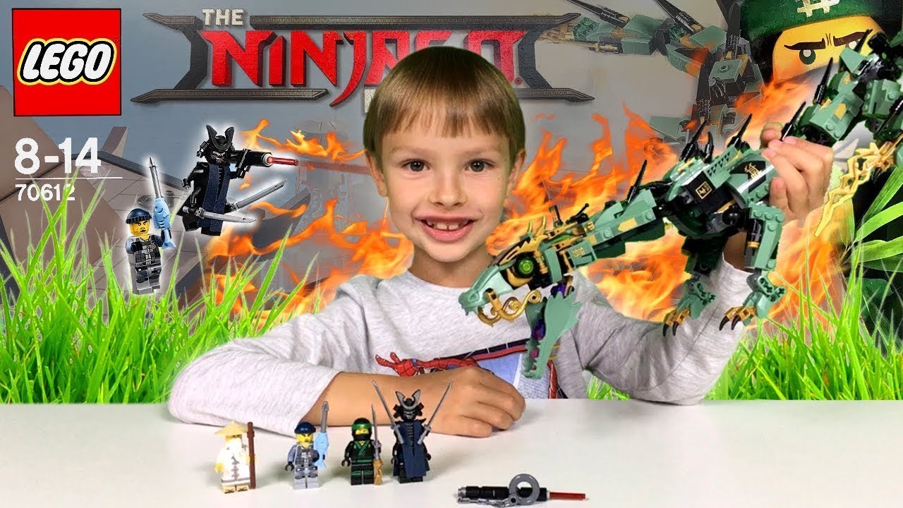 MECHANICZNY SMOK ZIELONEGO NINJA - Recenzja LEGO NINJAGO MOVIE 70612 Nowość!