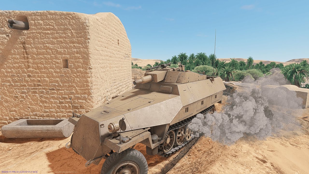 Germany - Kahif cave village - Battle of Tunisia - BR3 | Enlisted Gameplay