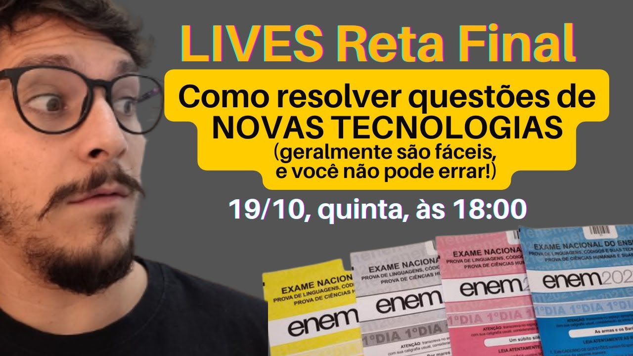 Garanta 5 questões de Linguagens (NOVAS TECNOLOGIAS)