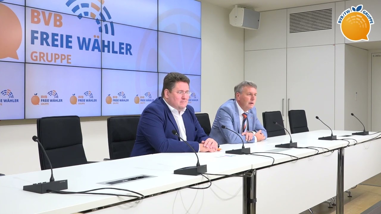 Abschieds-Pressekonferenz der BVB / FREIE WÄHLER - Bilanz nach 10 Jahren im Landtag Brandenburg